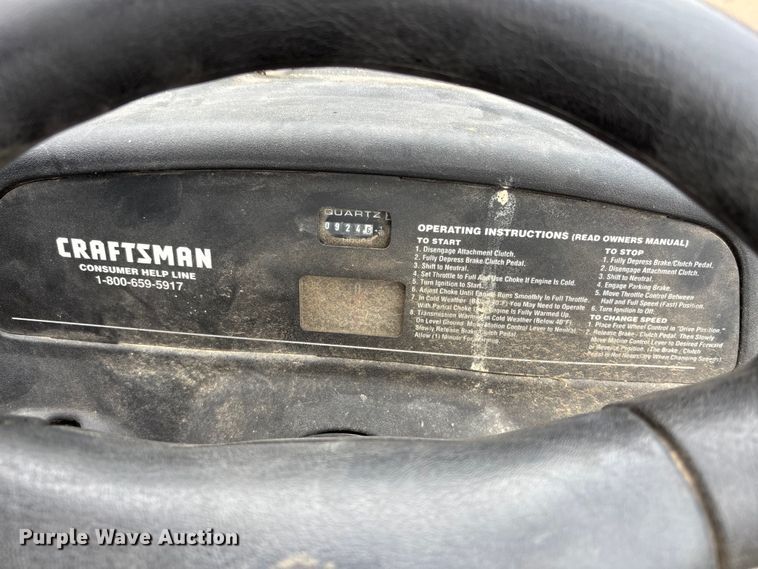 image for item EE4271 Craftsman  DGT 6000 lawn mower