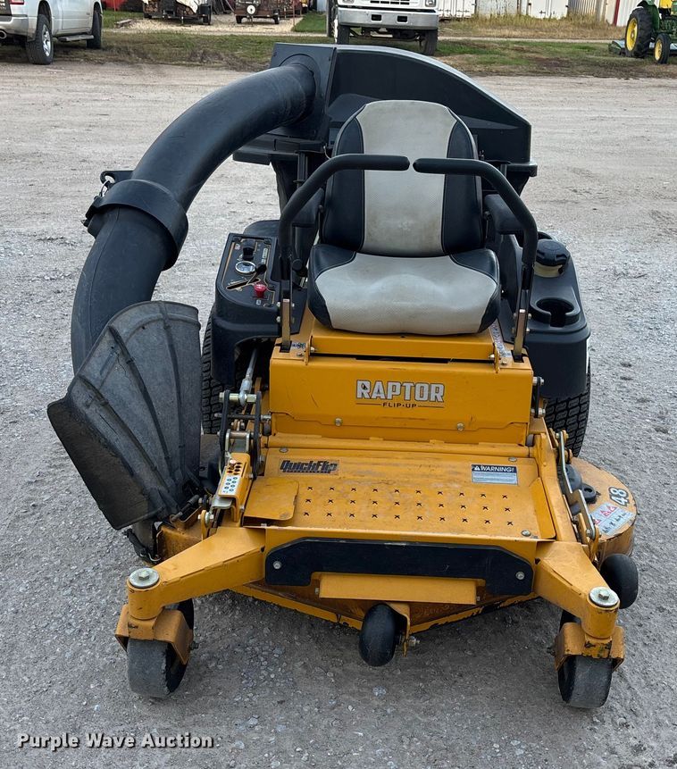 image for item EE4287 Hustler Raptor flip up ZTR lawn mower