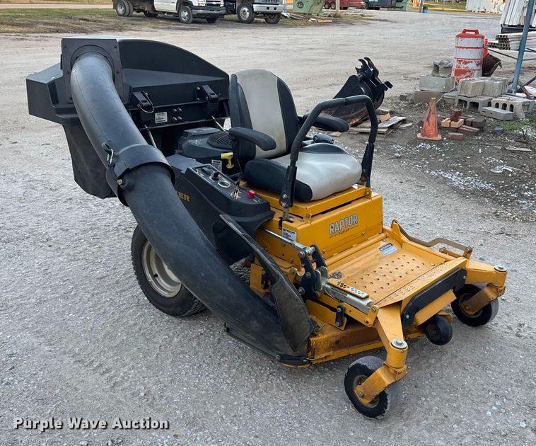 image for item EE4287 Hustler Raptor flip up ZTR lawn mower