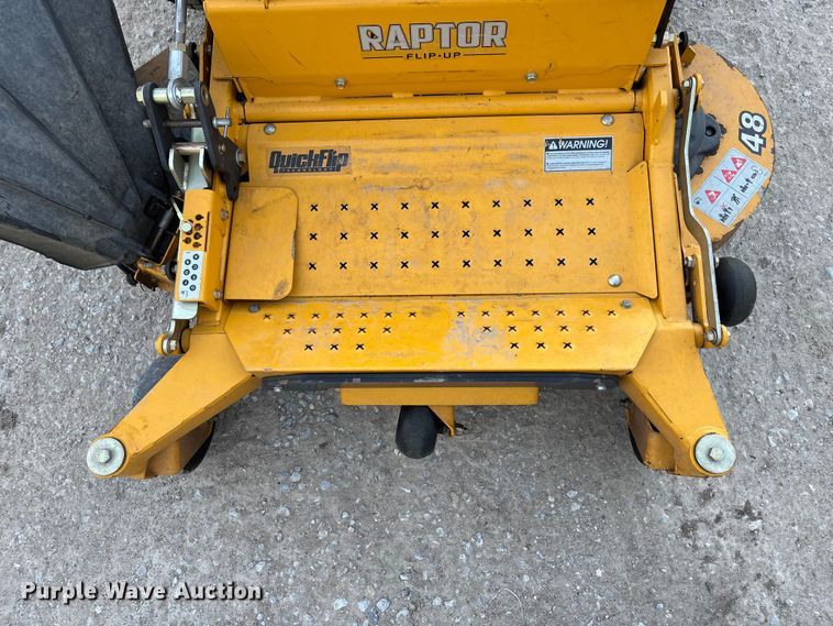 image for item EE4287 Hustler Raptor flip up ZTR lawn mower