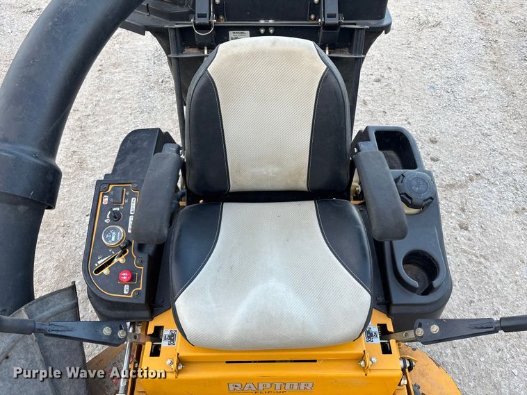 image for item EE4287 Hustler Raptor flip up ZTR lawn mower