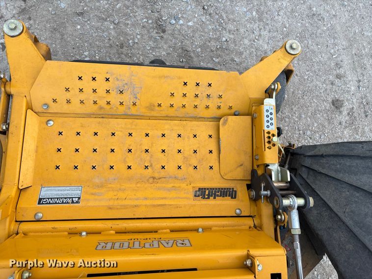 image for item EE4287 Hustler Raptor flip up ZTR lawn mower