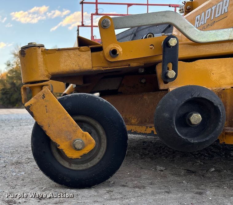 image for item EE4287 Hustler Raptor flip up ZTR lawn mower