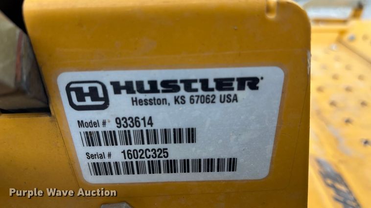 image for item EE4287 Hustler Raptor flip up ZTR lawn mower