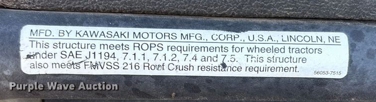 image for item EE4320 2007 Kawasaki Mule 3000 utility vehicle