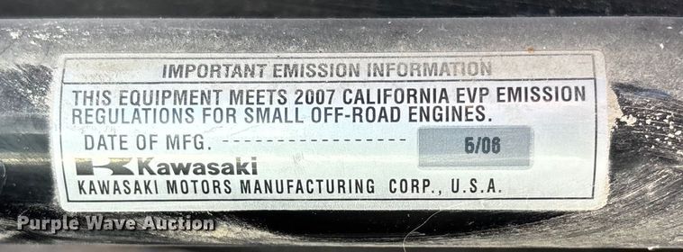 image for item EE4320 2007 Kawasaki Mule 3000 utility vehicle