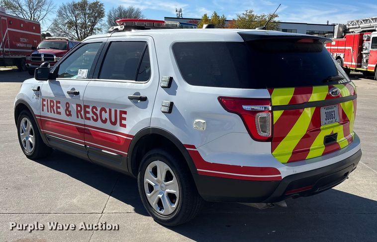 image for item EE4362 2014 Ford Explorer Police Interceptor SUV