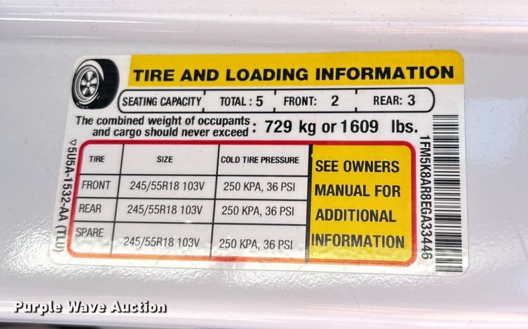 image for item EE4362 2014 Ford Explorer Police Interceptor SUV