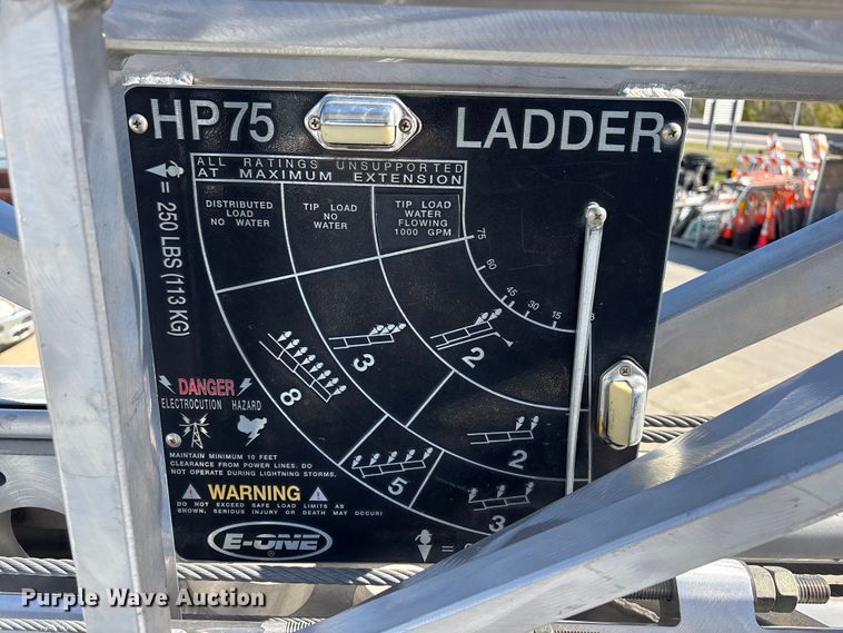 image for item EE4363 1996 E-One pumper fire truck