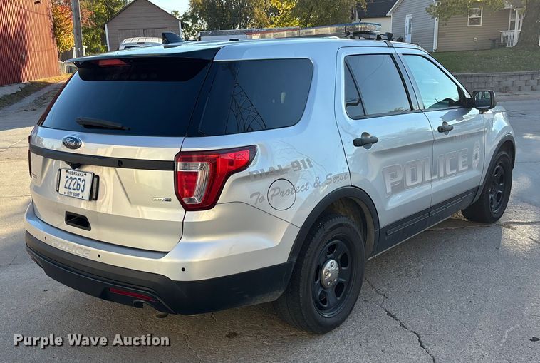 image for item EE4387 2016 Ford Explorer Police Interceptor SUV