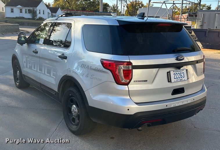 image for item EE4387 2016 Ford Explorer Police Interceptor SUV