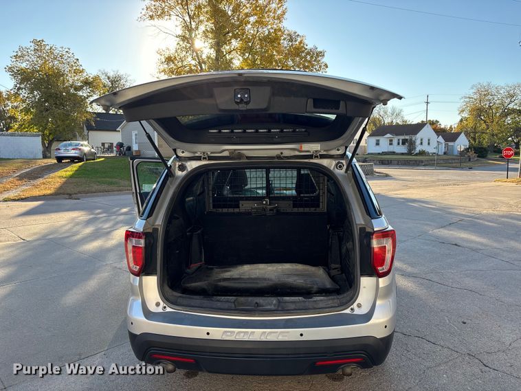 image for item EE4387 2016 Ford Explorer Police Interceptor SUV