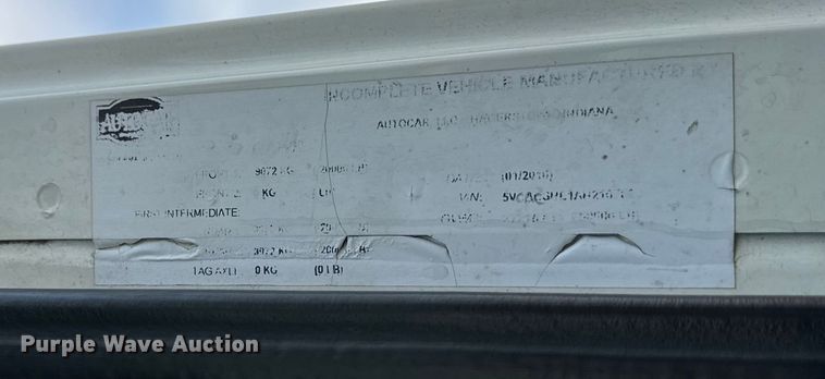 image for item EF2269 2010 Autocar Xpeditor refuse truck