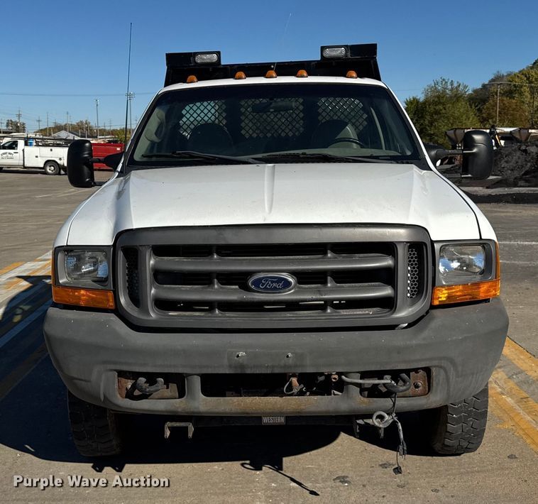 image for item EF2279 2001 Ford F450 Super Duty dump flatbed truck