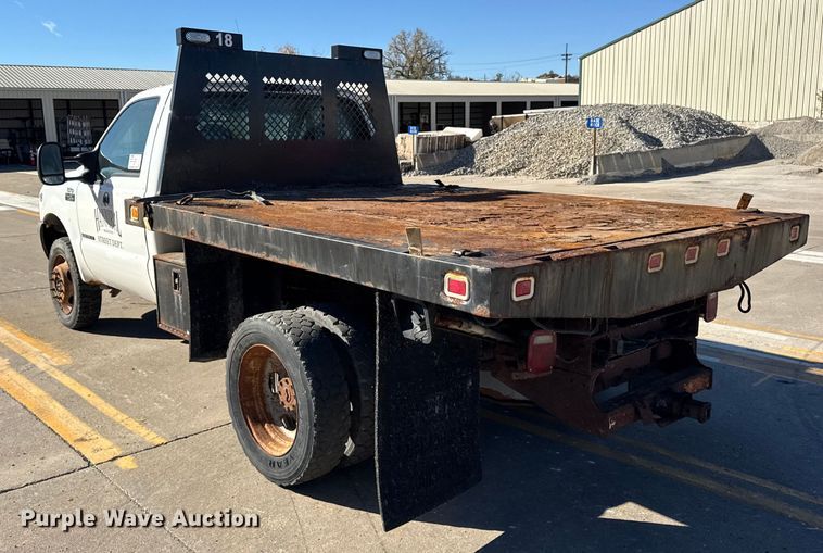image for item EF2279 2001 Ford F450 Super Duty dump flatbed truck