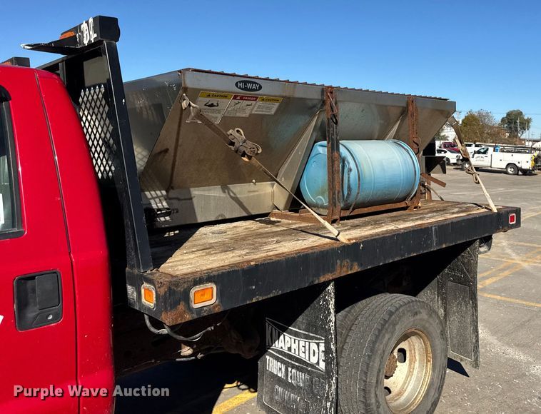 image for item EF2280 2005 Ford F350 Super Duty dump flatbed pickup truck