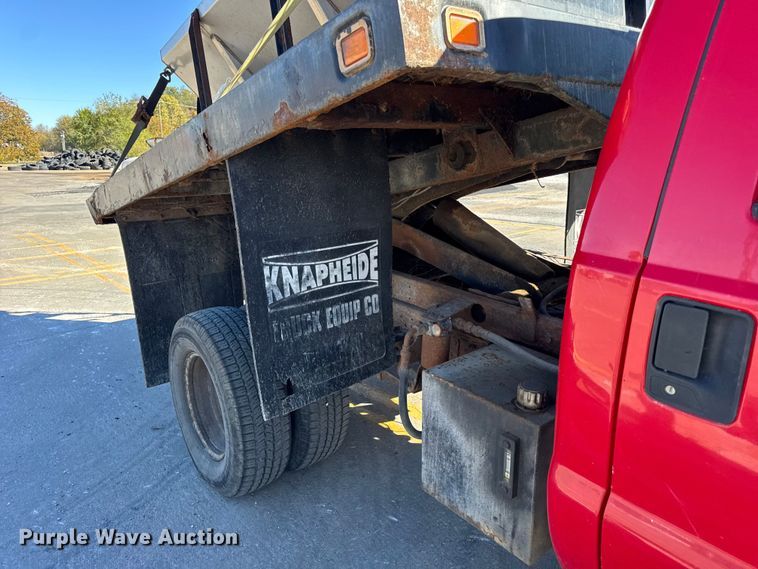 image for item EF2280 2005 Ford F350 Super Duty dump flatbed pickup truck