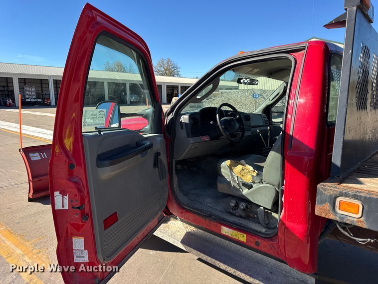 image for item EF2280 2005 Ford F350 Super Duty dump flatbed pickup truck