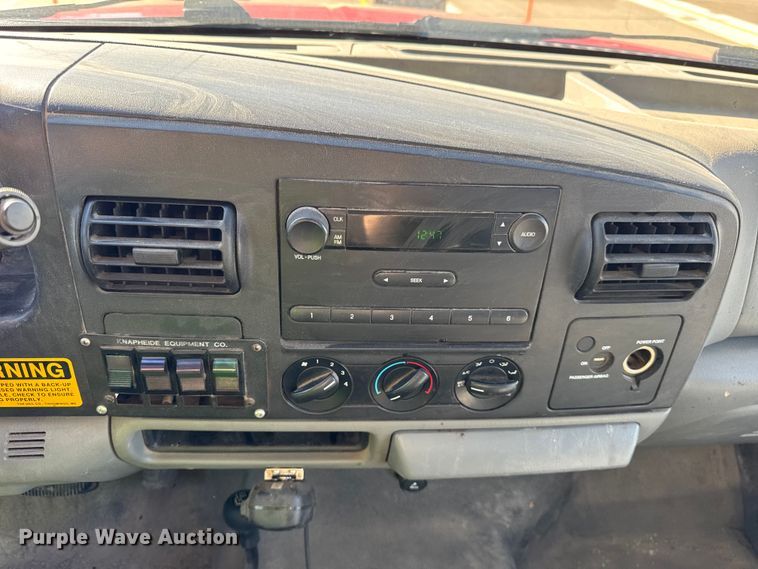 image for item EF2280 2005 Ford F350 Super Duty dump flatbed pickup truck