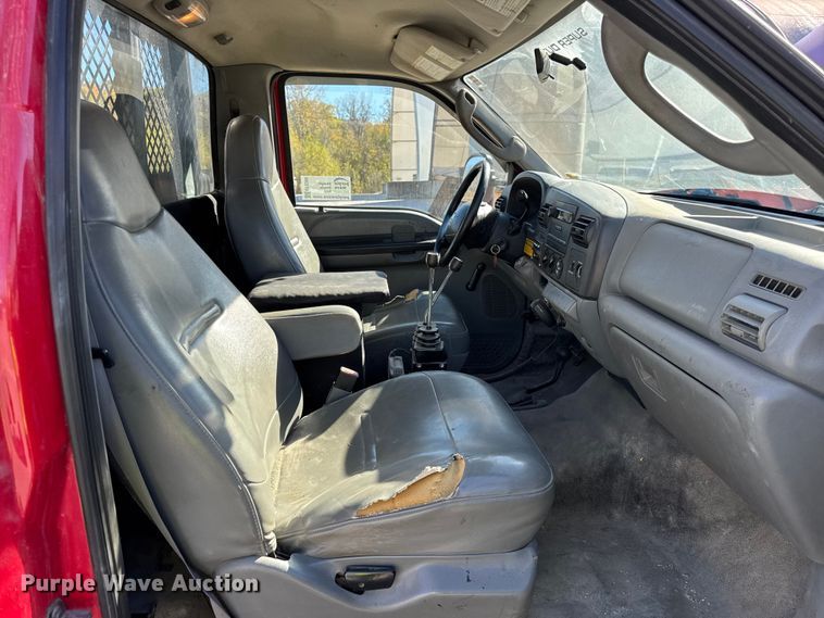 image for item EF2280 2005 Ford F350 Super Duty dump flatbed pickup truck