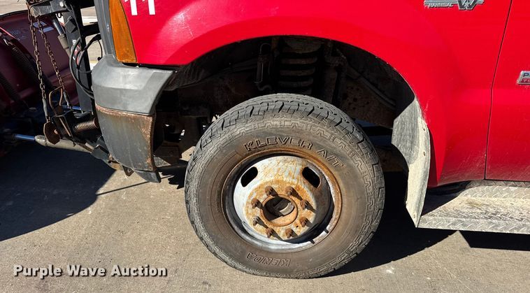 image for item EF2280 2005 Ford F350 Super Duty dump flatbed pickup truck