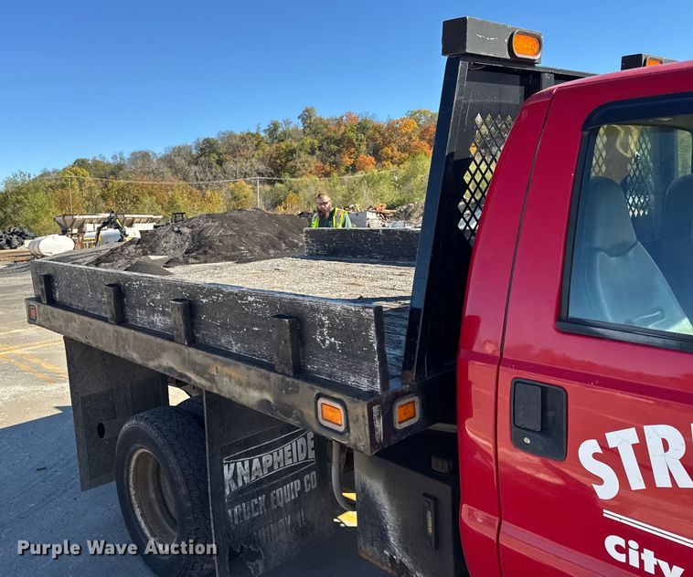 image for item EF2281 2005 Ford F-350 dump flatbed pickup truck