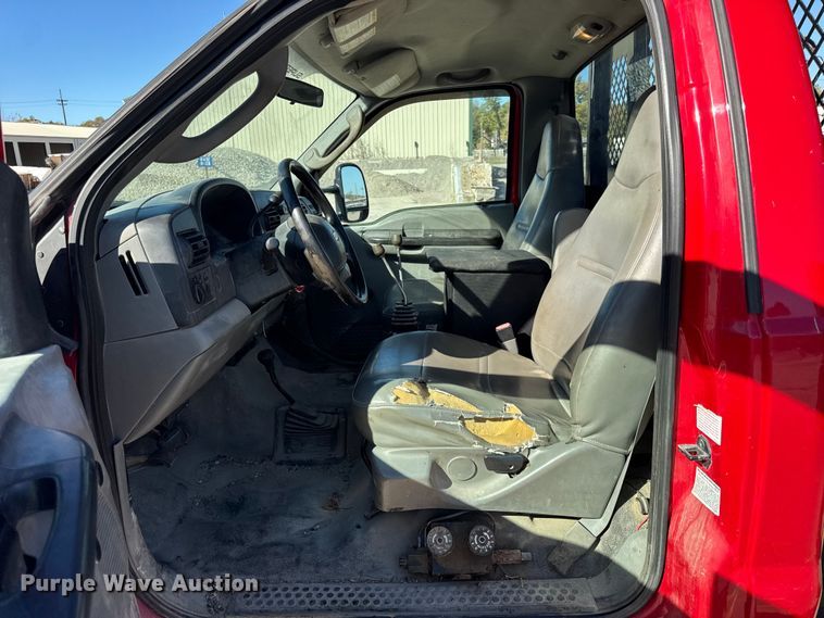 image for item EF2281 2005 Ford F-350 dump flatbed pickup truck