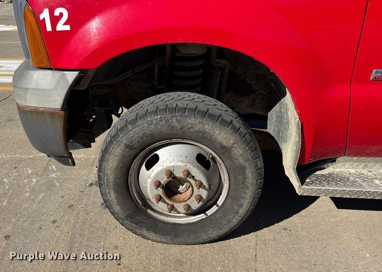 image for item EF2281 2005 Ford F-350 dump flatbed pickup truck