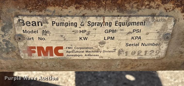 image for item EF2283 FMC sprayer
