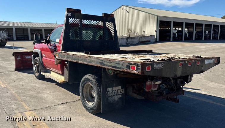 image for item EF2286 2007 Chevrolet Silverado 3500 dump flatbed pickup truck