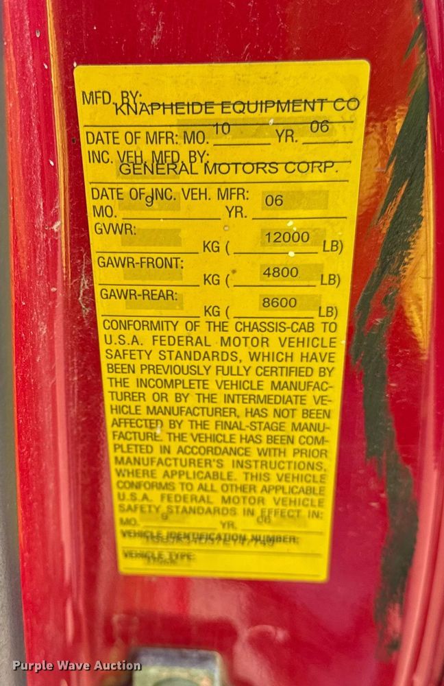 image for item EF2286 2007 Chevrolet Silverado 3500 dump flatbed pickup truck