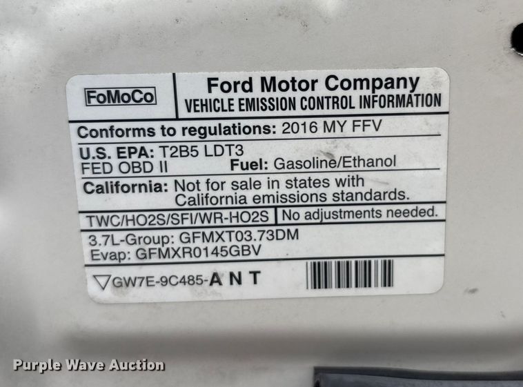 image for item EG8629 2016 Ford Explorer Police SUV