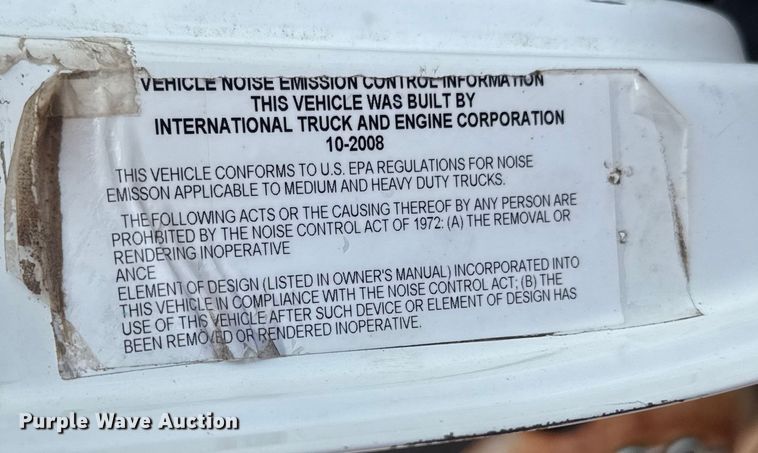 image for item EG8693 2009 International 7400 dump truck