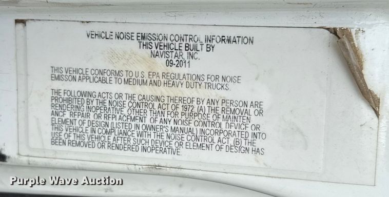 image for item EG8736 2012 International 7400 dump truck