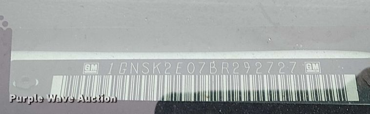 image for item EG8769 2011 Chevrolet Tahoe Police SUV