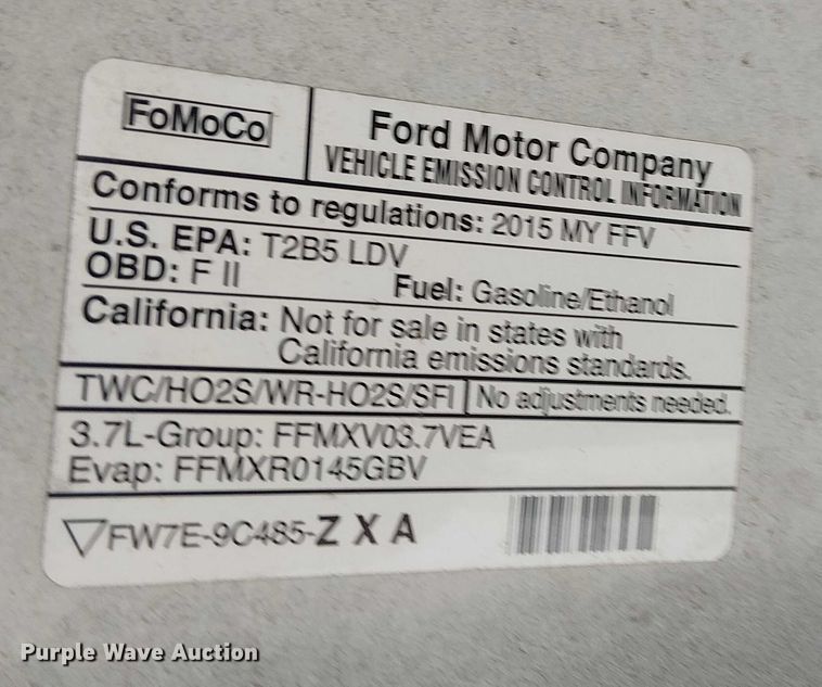 image for item EG8770 2015 Ford Taurus Police Interceptor 