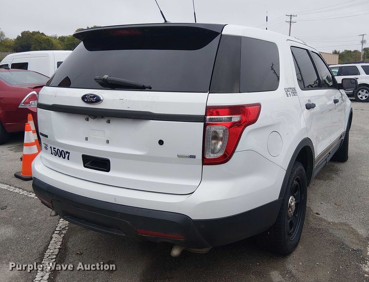 image for item EG8772 2015 Ford Explorer Police Interceptor SUV
