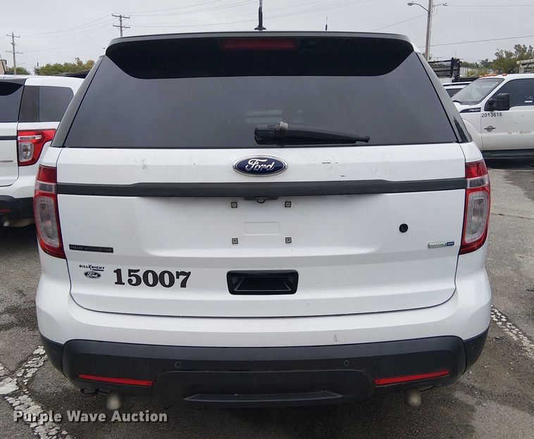 image for item EG8772 2015 Ford Explorer Police Interceptor SUV