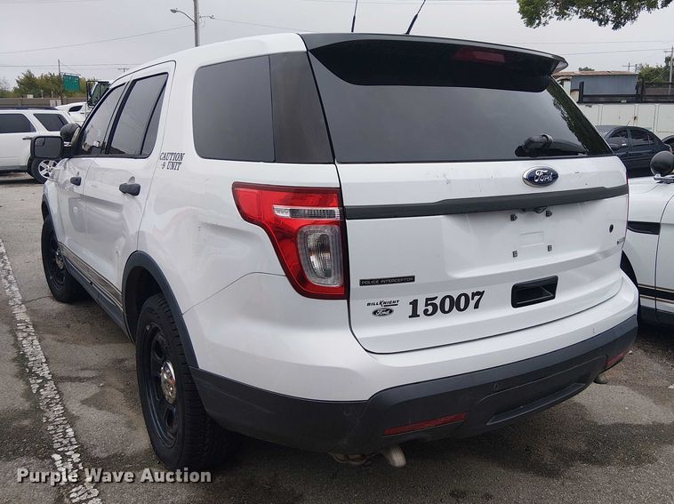 image for item EG8772 2015 Ford Explorer Police Interceptor SUV
