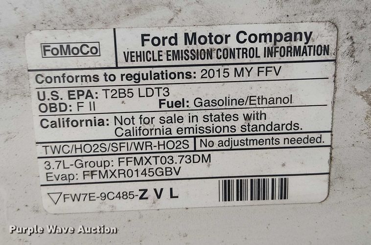 image for item EG8783 2015 Ford Explorer Police Interceptor SUV