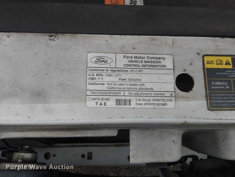 image for item EG8784 2010 Ford Ranger SuperCab pickup truck