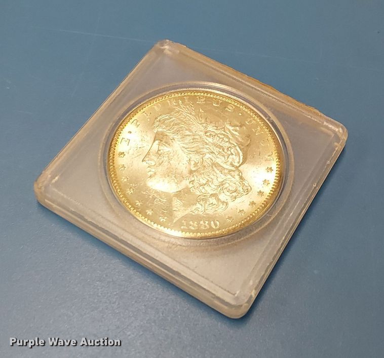 image for item EG8790 1880 S Morgan silver dollar