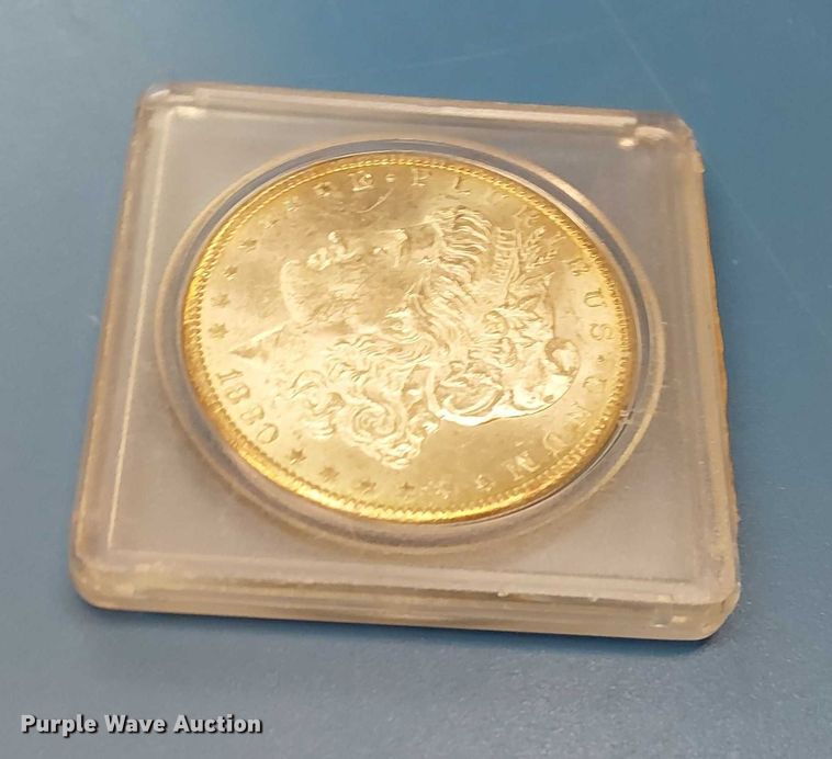 image for item EG8790 1880 S Morgan silver dollar