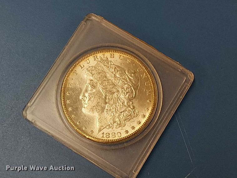 image for item EG8790 1880 S Morgan silver dollar