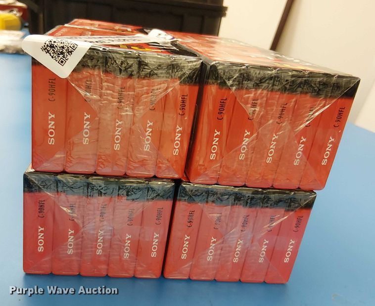 image for item EG8791 (8) Sony HF 90 Normal Bias 5-Pack cassette tapes 