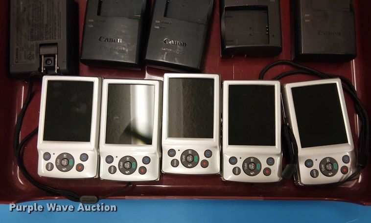 image for item EG8792 (5) Canon Powershot ELPH 180 cameras