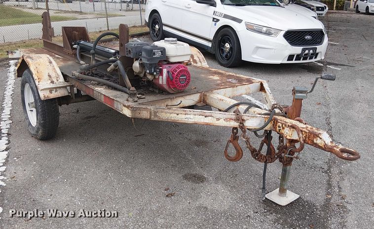 image for item EG8798 Shop Built log splitter