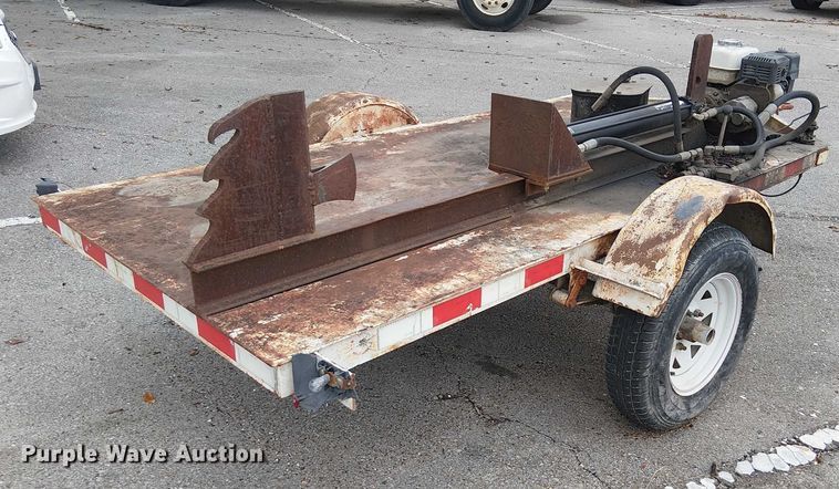 image for item EG8798 Shop Built log splitter