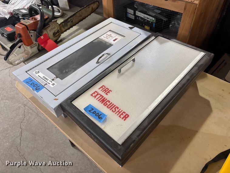 image for item EG8802 (2) fire extinguisher cases