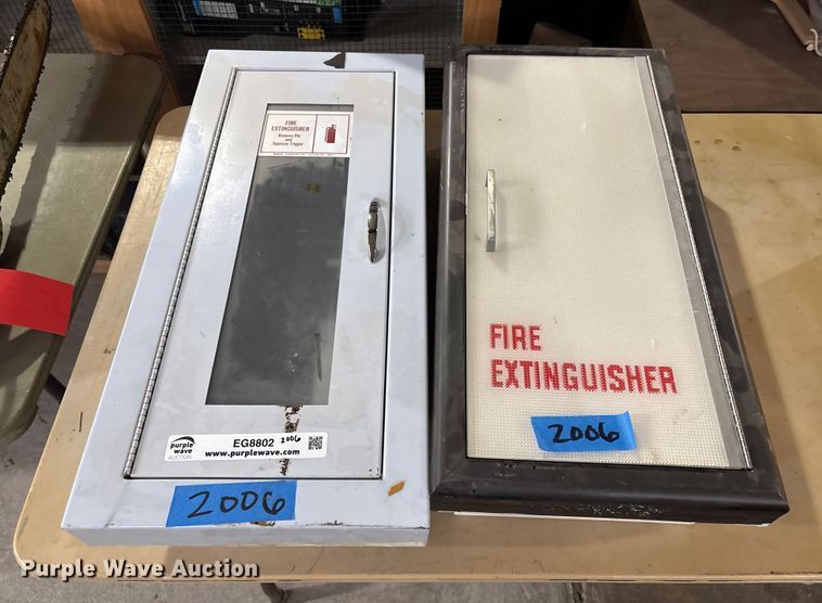 image for item EG8802 (2) fire extinguisher cases